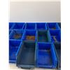 Image 3 : (17) Small Plastic Storage Containers- 4" x 6" 3"