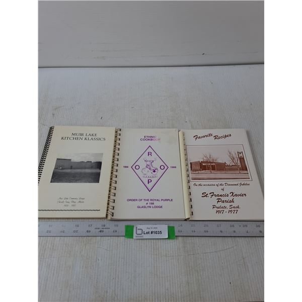 (3) Vintage Cook Books