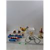 Image 1 : (3) Packs Of Colorful Light Bulbs,  Christmas Decorations & Chicken Decor