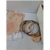 Image 3 : Variety Of Embroidery Patterns & Hoops