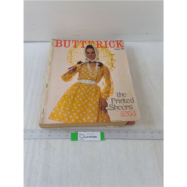 Butterick Summer 1969 Book