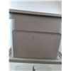 Image 2 : *(2) Plastic Storage Bins- Cannot Ship