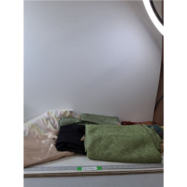 Variety Of Scraps Of Fabric