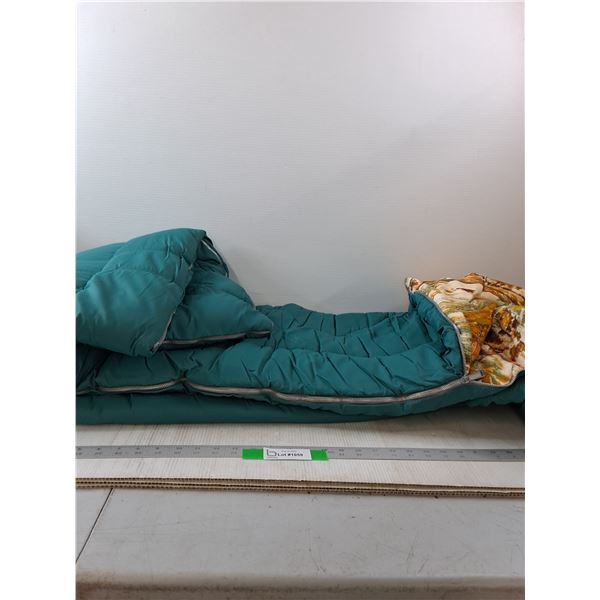 Teal Sleeping Bag