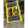 Image 2 : **Stanley Box with Complete Plumbing Tools-Cutter, Acid, Solder, Pex Tools-Cannot Ship