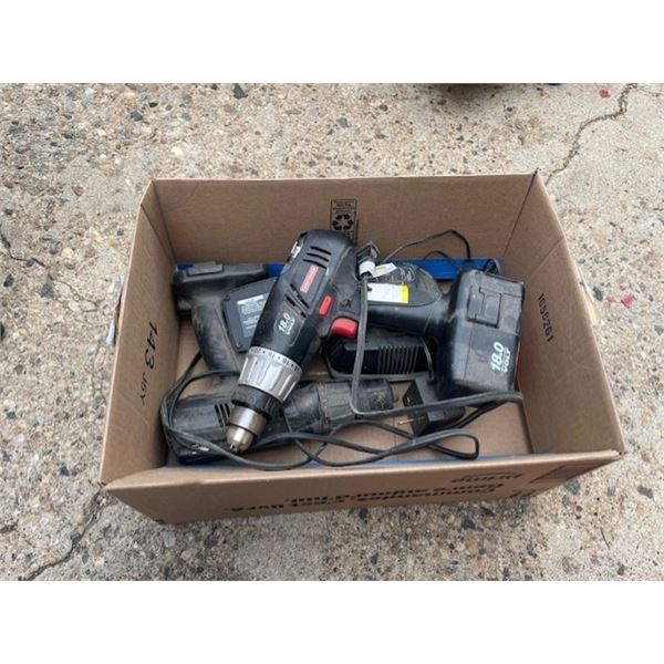 Craftsman 18V Drill and Chargers