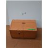 Image 1 : *Wood Storage Trunk With Lock And Tray- CANNOT SHIP
