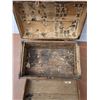 Image 8 : *Wood Storage Trunk With Lock And Tray- CANNOT SHIP