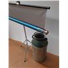 Image 2 : *Vintage Cream Can & Projection Screen- CANNOT SHIP