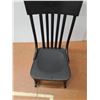 Image 3 : *Black Wood Rocking Chair- CANNOT SHIP