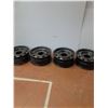 Image 1 : **(4) Steel Rims- CANNOT SHIP- 17"x 7"- 6¼" Holes- CANNOT SHIP