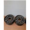 Image 3 : **(4) Steel Rims- CANNOT SHIP- 17"x 7"- 6¼" Holes- CANNOT SHIP