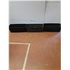 Image 1 : **(3) Black Plastic Flower Planters  -  AS IS  -  Cannot Ship