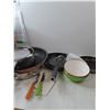 Image 7 : Variety Of Pots And Pans, Plastic Bowls And Plates