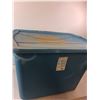 Image 3 : **Rubbermaid Plastic Storage Bin- 25" x 19" x 20"- Crack On Side- Cannot Ship