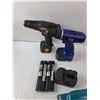 Image 2 : (2) Drills- Has Batteries & Makita Finishing Sander- As Is