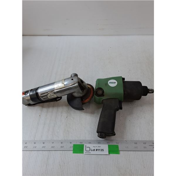 4" Governed Disc Grinder & SpeedAire ½" Impact Wrench