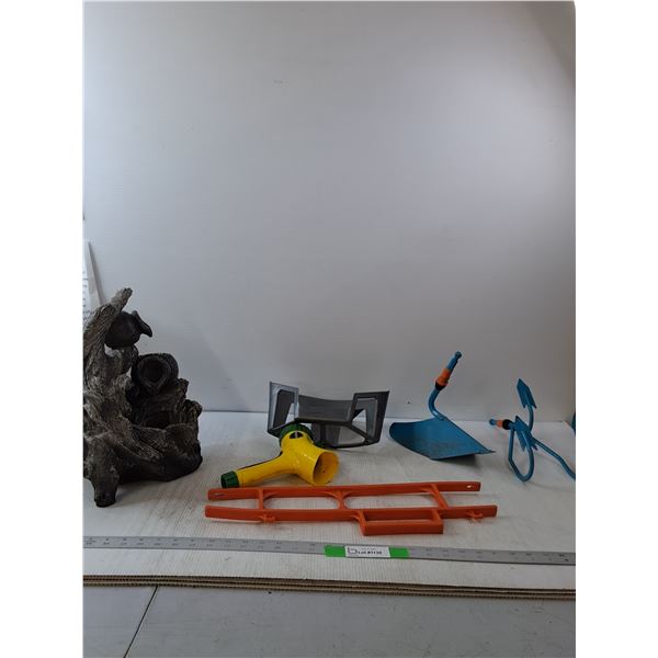 Water Fountain & Gardening Tools- As Is