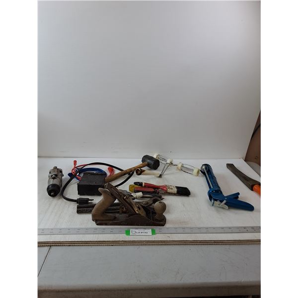 Rubber Mallet, Paint Rollers And Brushes, Woodworking Hand Plane