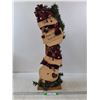 Image 1 : Wood Christmas Decoration- 26" x 7" x 8"  -  PICK UP