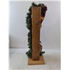 Image 5 : Wood Christmas Decoration- 26" x 7" x 8"  -  PICK UP