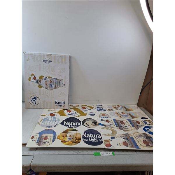 Beer Deer Natural Light Beer Cardboard Wall Mounts  -  PICK UP