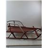Image 1 : *Red Wooden Sled- 31" x 21" x 13"-  PICK UP ONLY