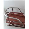 Image 2 : *Red Wooden Sled- 31" x 21" x 13"-  PICK UP ONLY