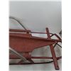Image 3 : *Red Wooden Sled- 31" x 21" x 13"-  PICK UP ONLY