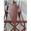 Image 5 : *Red Wooden Sled- 31" x 21" x 13"-  PICK UP ONLY