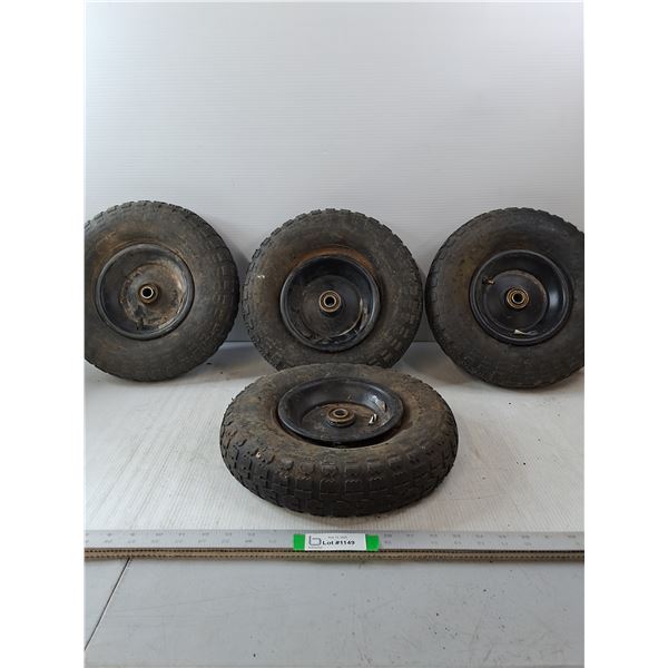 **(4) Pneumatic Tires- 3" x 13