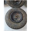 Image 2 : **(4) Pneumatic Tires- 3" x 13