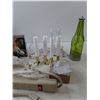 Image 4 : Brass Plated Candle Lights, Hanging Bottle Light, Extension Cord and Noma Light Bulbs
