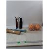 Image 1 : Rockit Shine Water Bottle, (2) Basketball Shaped Air Pumps(NIB) & Pedi-Perch