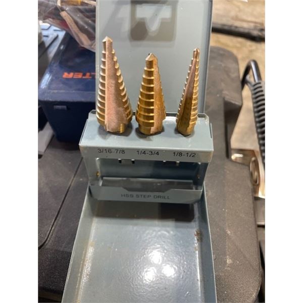 3-piece Tap Drill Bit Set-New