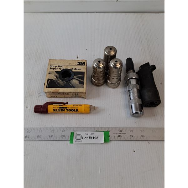 Battery Cleaners, Emery Cloth, Impact Driver, Klein Voltage Tester, Delphi Trailer Plug