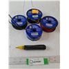Image 1 : (4) Spools Automotive Wire (Some Partial), Greenlee Electrical Tester