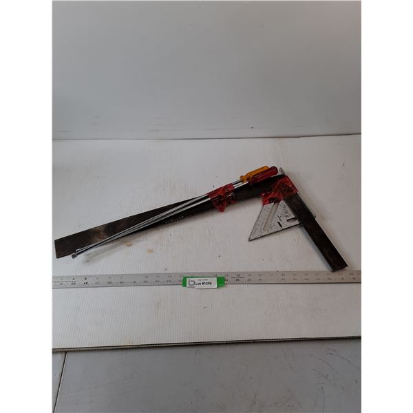 24" Square, Drafter Square, (2) 24" Nut Drivers  -  PICK UP