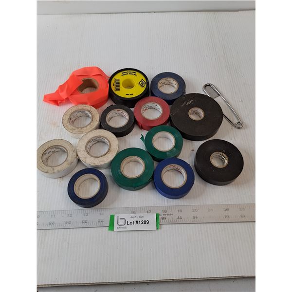 Assorted Rolls of Electrical/Safety Tape