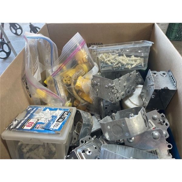 Assorted Electrical Boxes and Supplies-Cannot Ship
