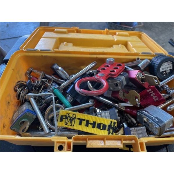 Box of Locks, Keys, Hasps  -  PICK UP