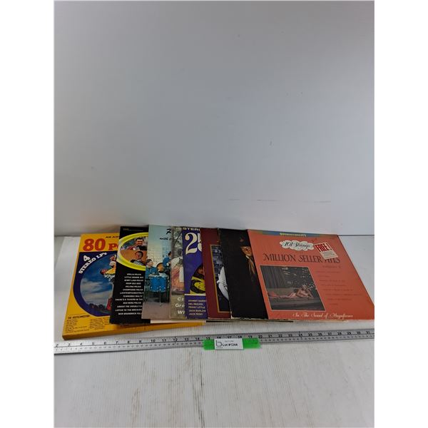 (8) Records - Garland Jeffries, Jesse Winchester, Ackerman Orchestra, Misc