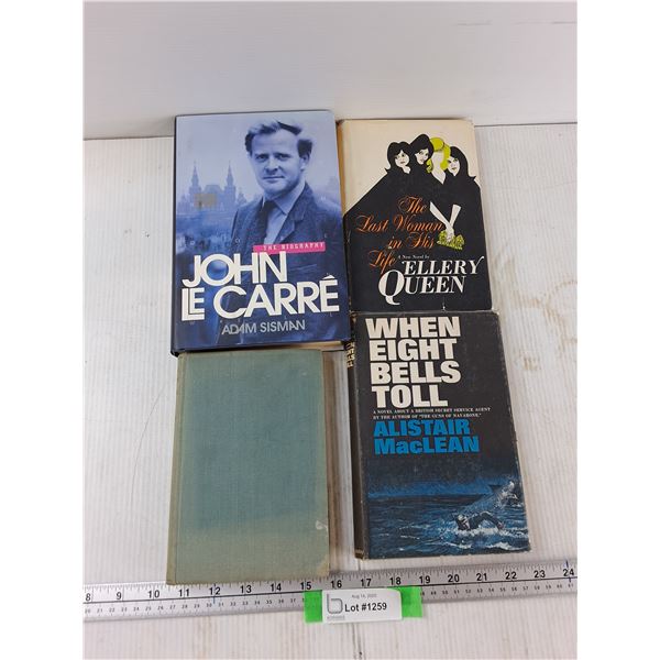 (4) Books - John Le Carre, The Last Woman In His Life, When Eight Bells Toll, Misc