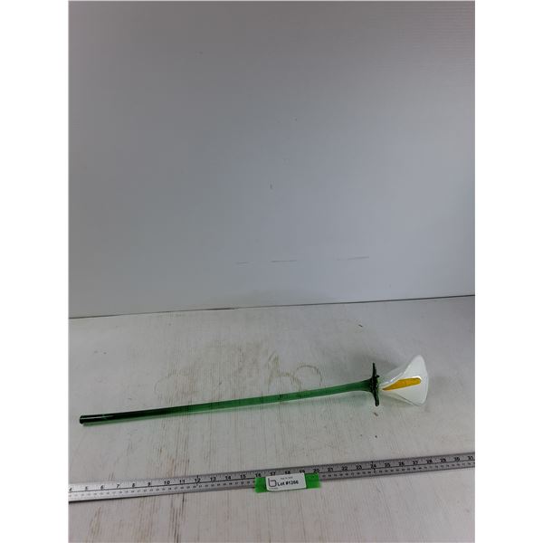 Glass Flower Decoration - 27'' Tall  -  PICK UP