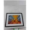 Image 1 : Framed Lion King Picture- 15'' x 12''