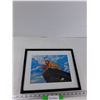 Image 1 : Framed Lion King Picture- 15'' x 12''