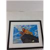 Image 2 : Framed Lion King Picture- 15'' x 12''