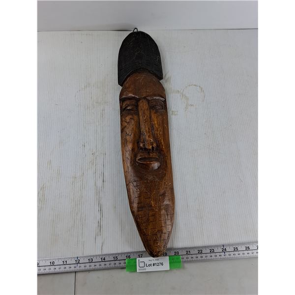 Wood Carved Wall Decorations- 24'' Long