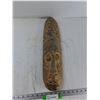 Image 1 : Wood Carved Wall Decorations - 20'' long
