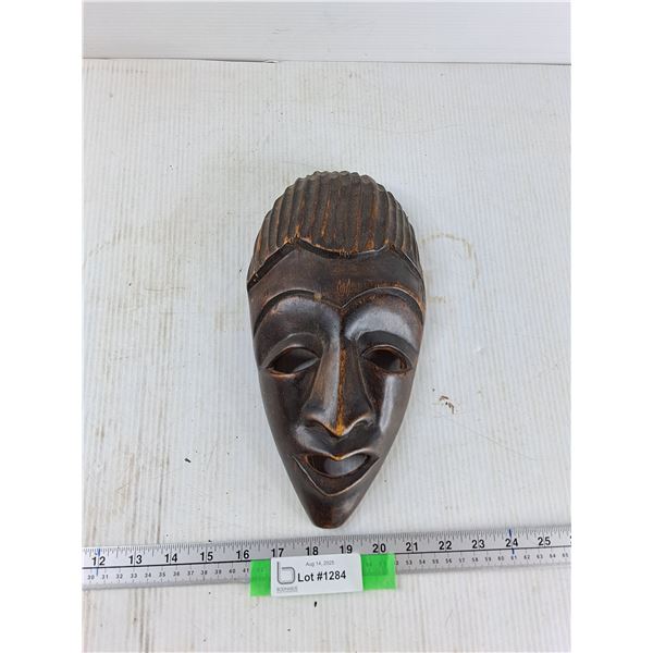 Wood Carved Wall Decoration - 12'' Long
